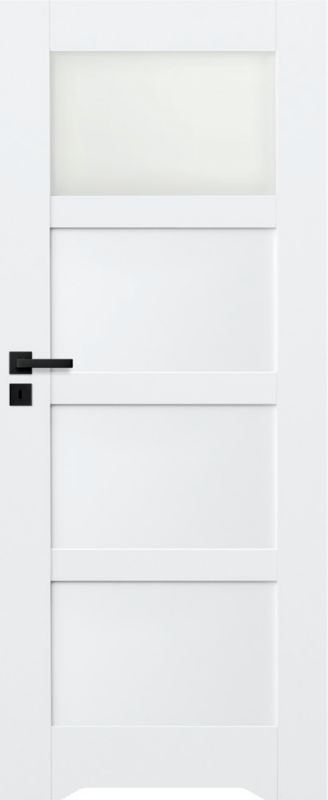 Drzwi z podcięciem Connemara 80 prawe kredowobiałe