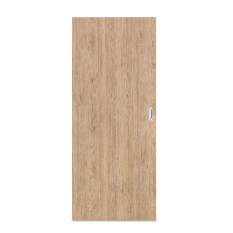 Drzwi pełne przesuwne Exmoor 80 bezfelcowe dąb skalny
