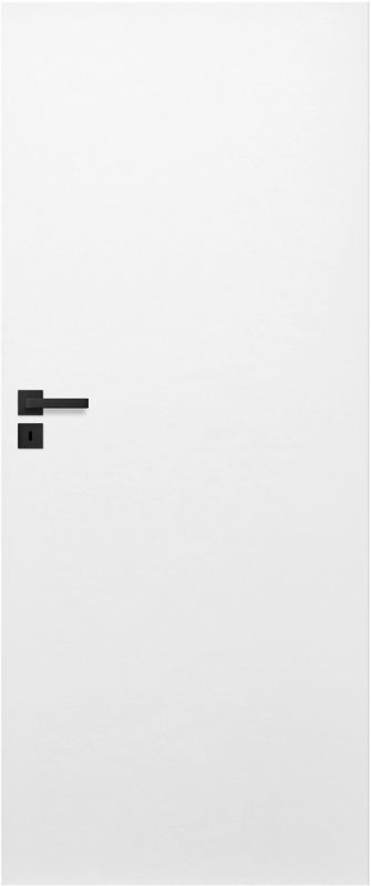 Drzwi bezprzylgowe pełne Exmoor 80 kredowobiałe