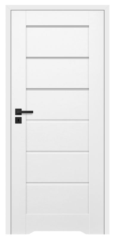 Drzwi bezprzylgowe z podcięciem Toreno 80 kredowobiałe