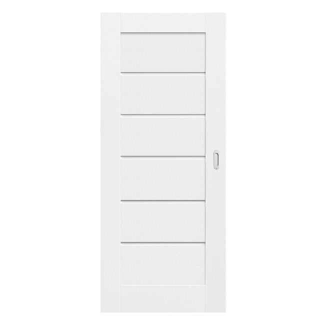 Drzwi pełne przesuwne Toreno 80 białe