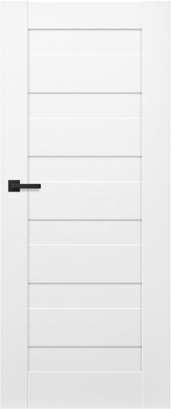 Drzwi bezprzylgowe pełne Trame 80 białe