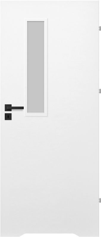 Drzwi z podcięciem Exmoor 70 prawe białe