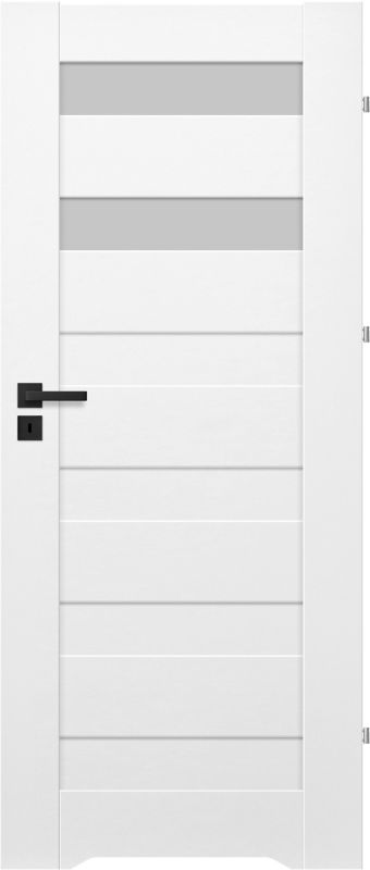 Drzwi z podcięciem Trame 70 prawe białe