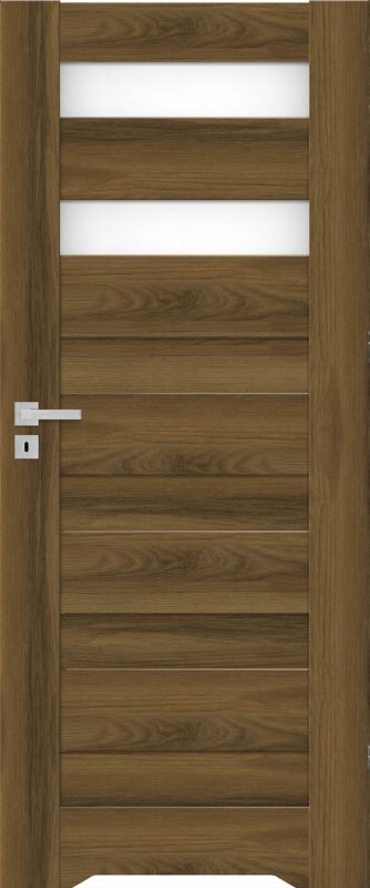 Drzwi z podcięciem Trame 60 lewe orzech premium