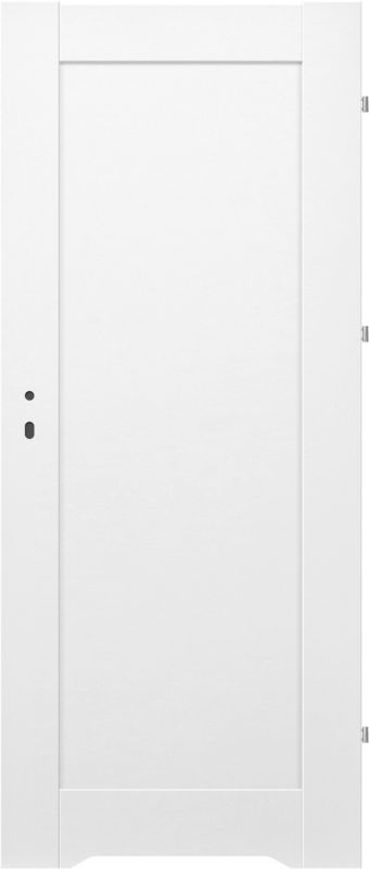 Drzwi z podcięciem Fado Pełny 80 prawe białe