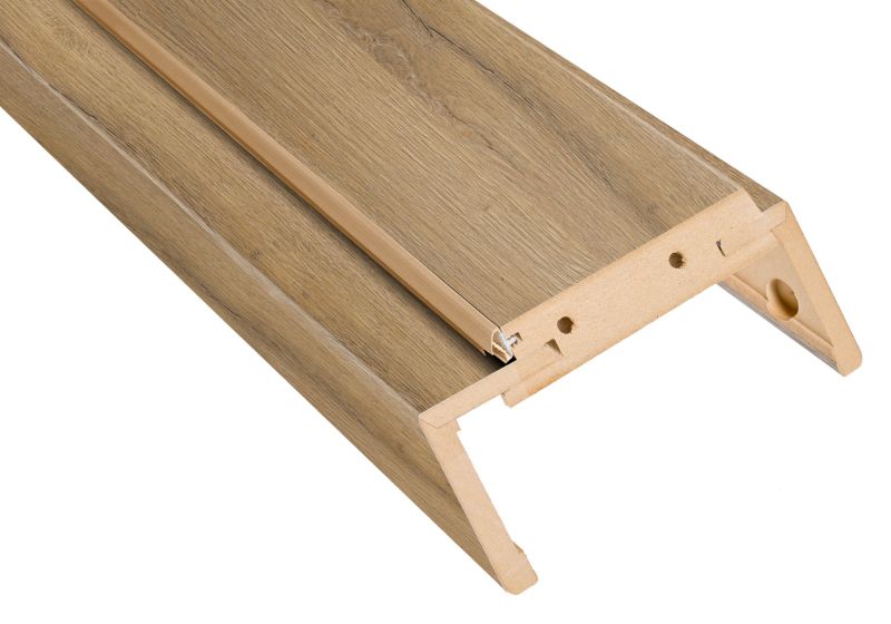 Belka ościeżnicy regulowana 215 - 235 mm 80 cm do drzwi bezprzylgowych dąb grandson