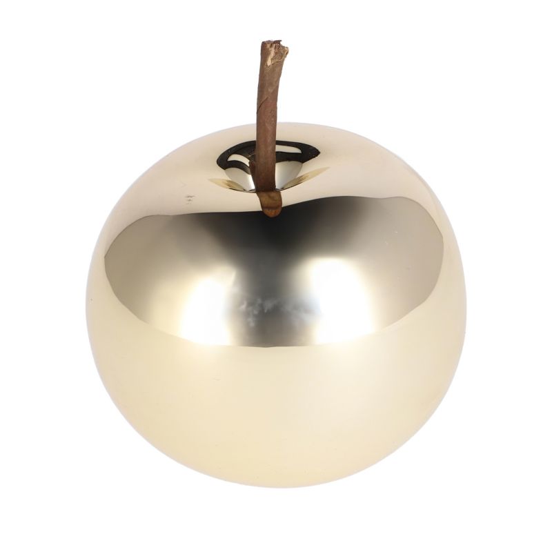 Jabłko ceramiczne Jumi 8 cm złote