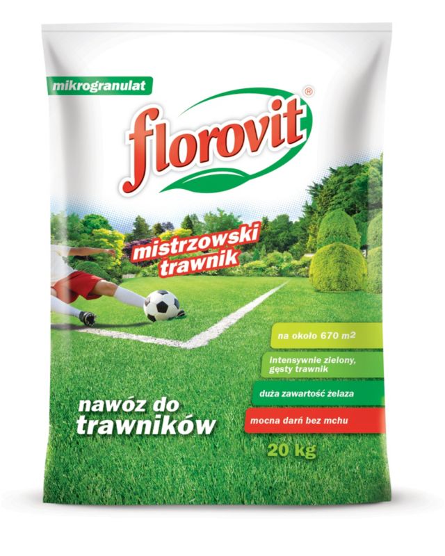 Nawóz do trawników z mchem Florovit 20kg
