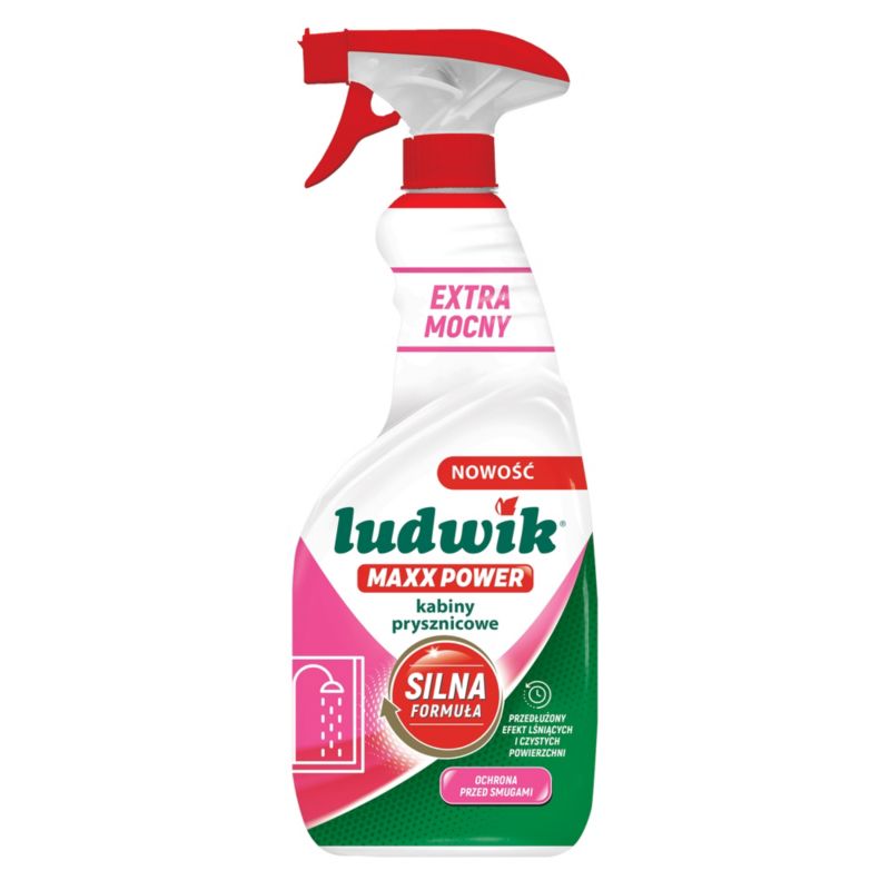 Płyn do kabin prysznicowych Ludwik Maxx Power 600 ml