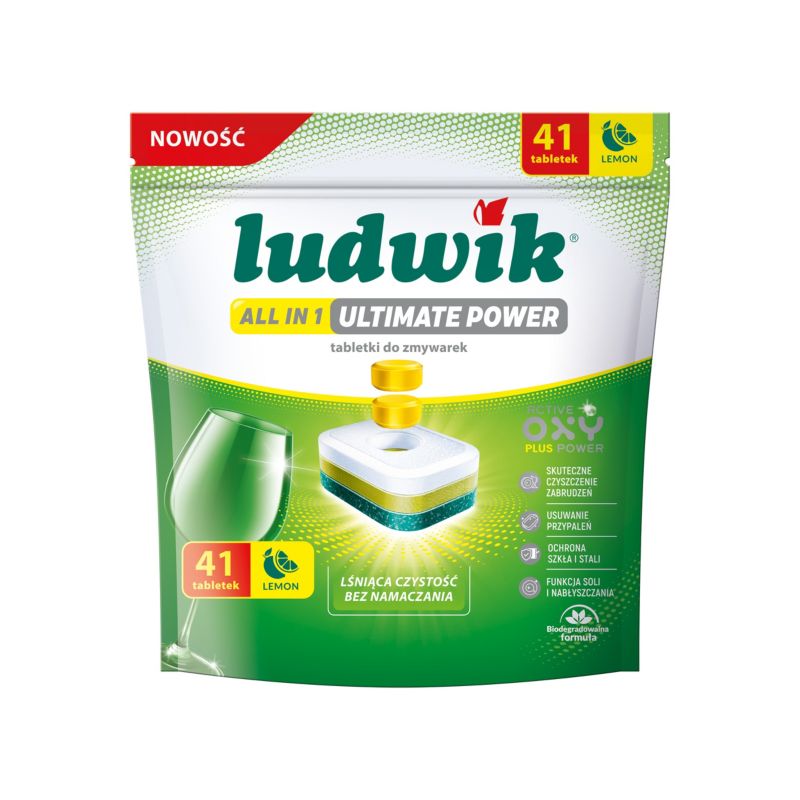 Tabletki do zmywarek Ludwik Ultimate Power 41 szt.