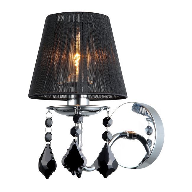 Kinkiet Cornelia 1 x 40 W E14 czarny