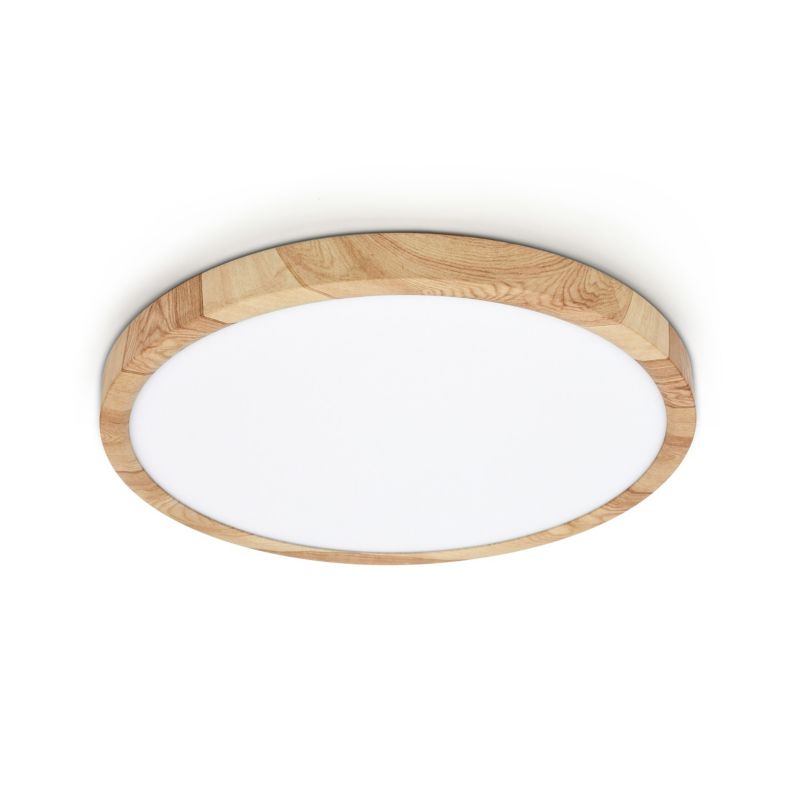 Plafon Italux Alata LED 32 W imitacja drewna