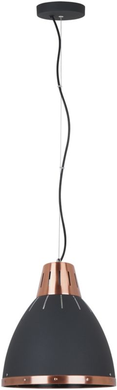 Lampa wisząca Merton 1 x 40 W E27 black/copper