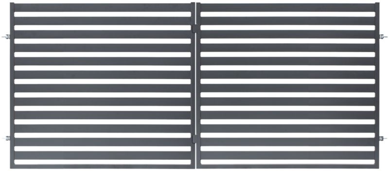 Brama dwuskrzydłowa Polbram Steel Group Lara 400 x 154 cm