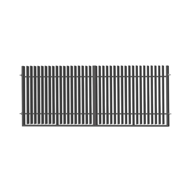 Brama dwuskrzydłowa Polbram Steel Group Dallas 400 x 150 cm