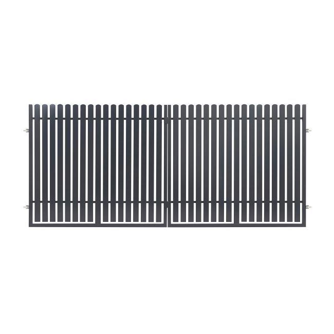 Brama dwuskrzydłowa Polbram Steel Group Daria 2 350 x 150 cm