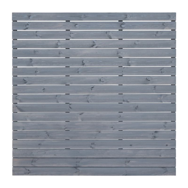 Płot Niko 180 x 180 cm deska 15 x 95 cm antracyt