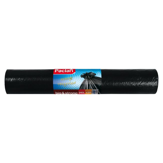 Worki na śmieci Paclan 240 l 20 szt. czarne