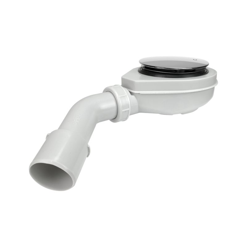 Syfon do brodzika Tycner 90 mm niski chrom