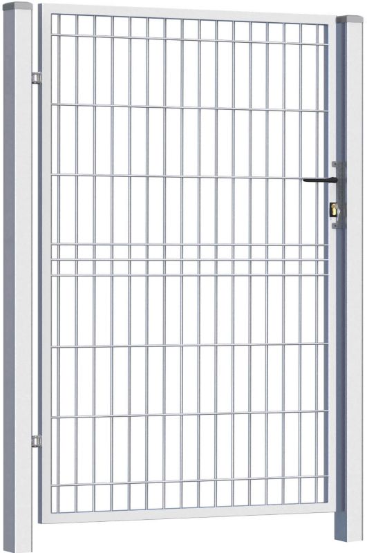 Furtka panelowa uniwersalna ze słupkami 1 x 1,5 m ocynk