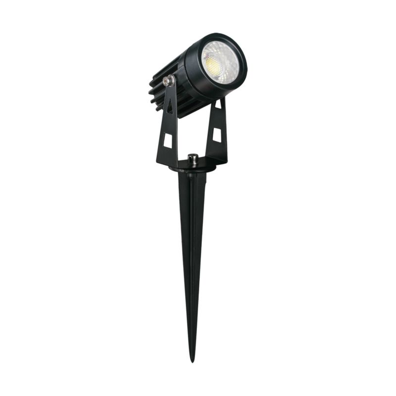 Lampa wbijana LED Struhm Plant neutral white 3 W czarna