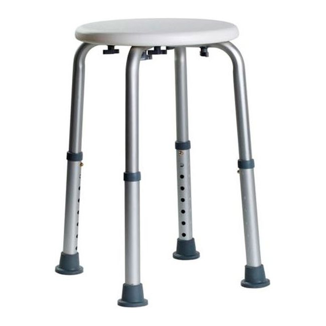 Taboret Masterline okrągły Pro biały