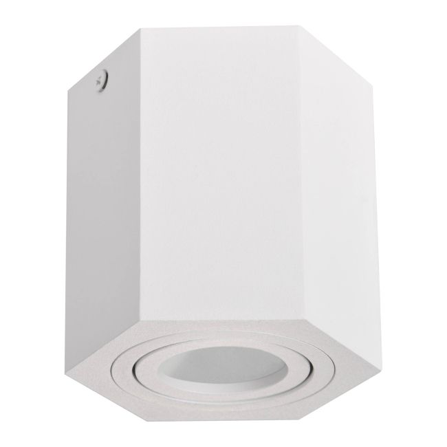 Oprawa natynkowa Polux Hexagon 1 x 10 W GU10 biała