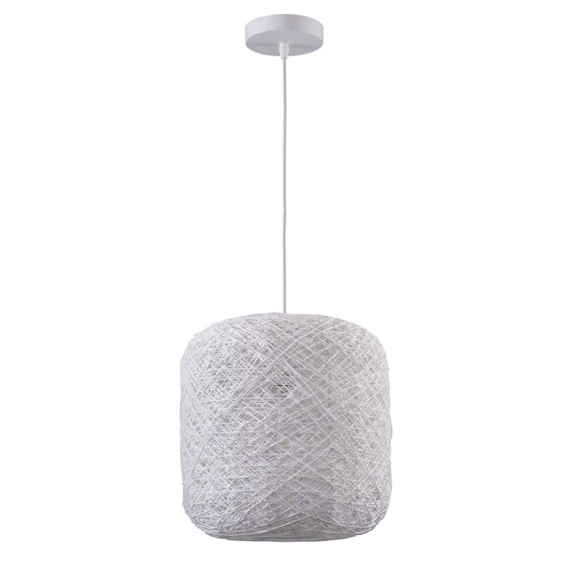 Lampa wisząca Sanico Iga 1-punktowa E27 beżowa