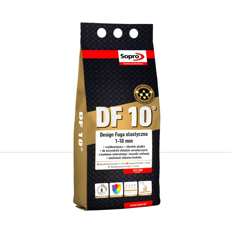 Fuga elastyczna Sopro DF10 biała 10 2 kg