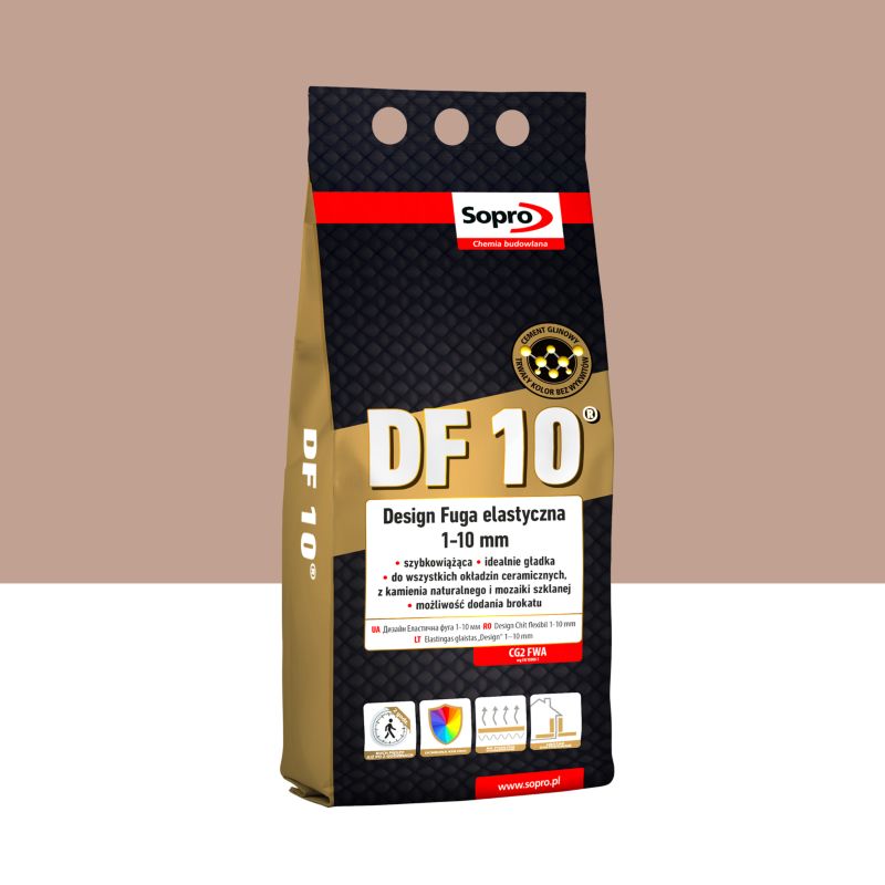 Fuga elastyczna Sopro DF10 karmelowa 38 2 kg