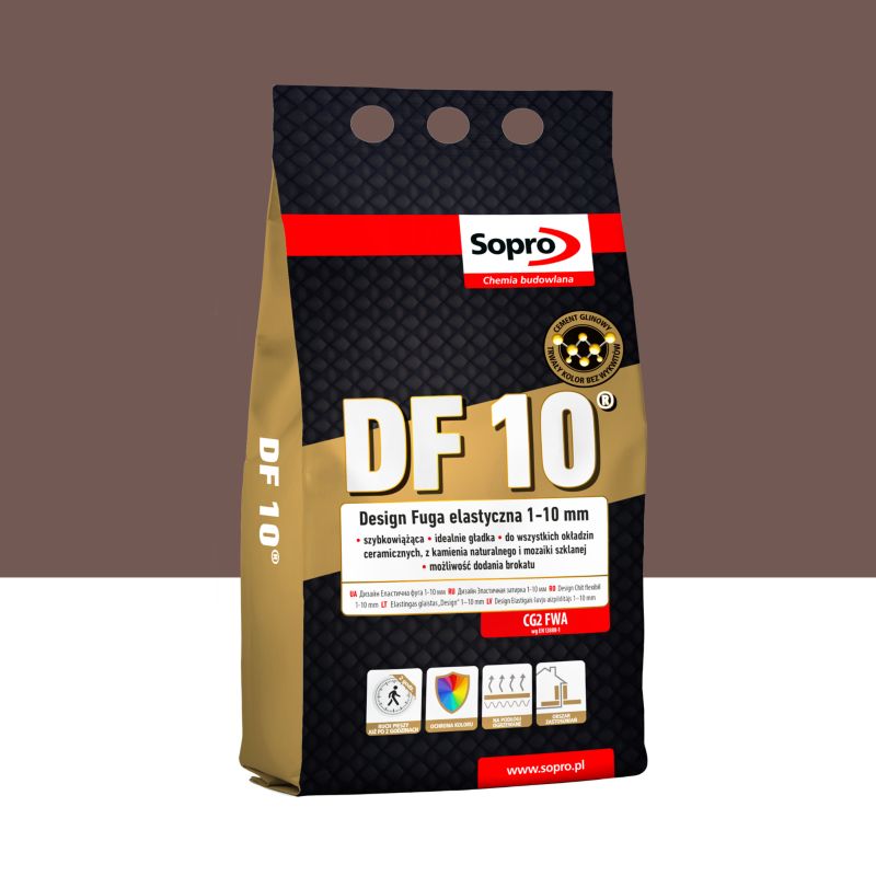 Fuga elastyczna Sopro DF10 mahoń 55 4 kg
