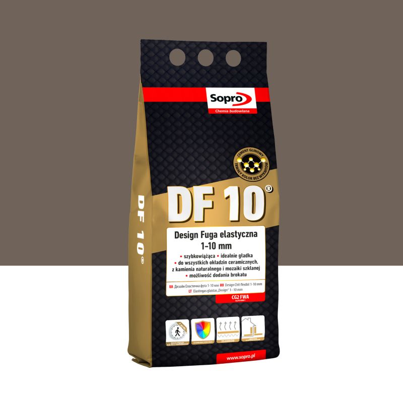 Fuga elastyczna Sopro DF10 heban 62 2 kg