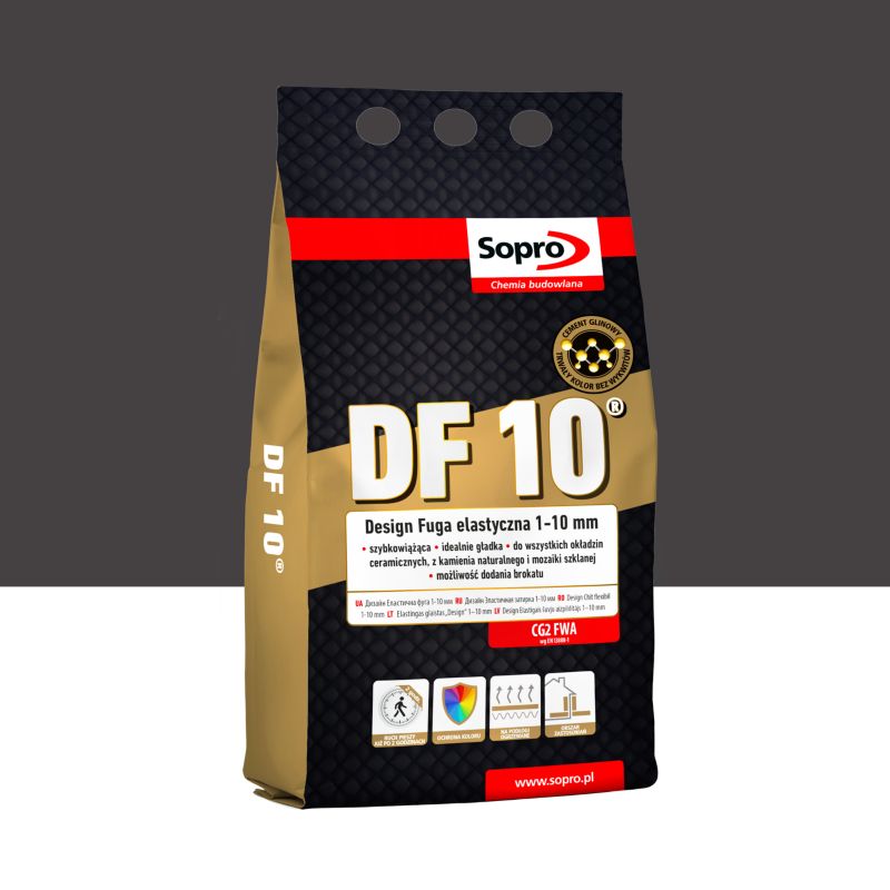 Fuga elastyczna Sopro DF10 czarna 90 4 kg