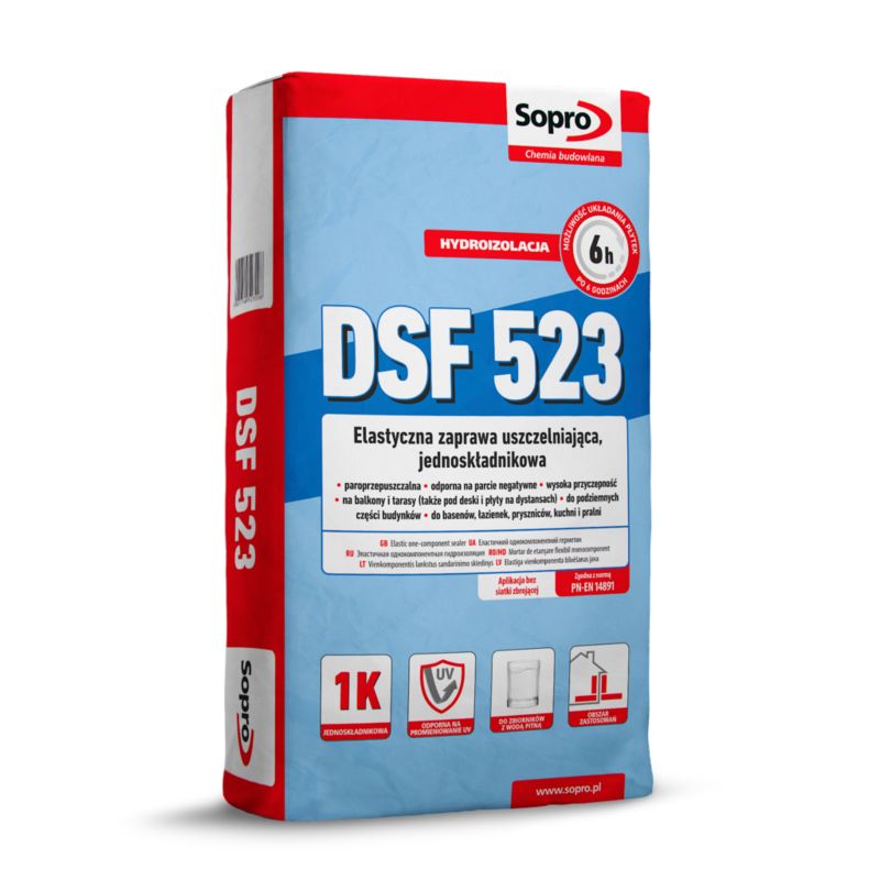 Zaprawa uszczelniająca tarasy Sopro DSF523 20 kg