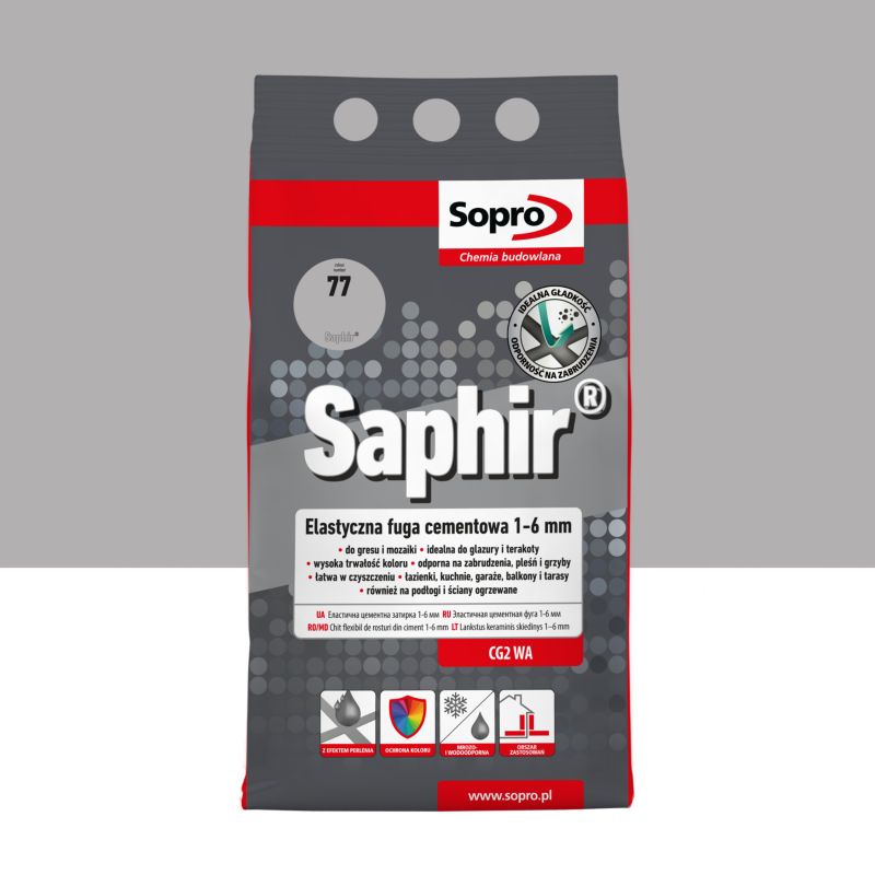 Fuga elastyczna Sopro Saphir manhattan 77 4 kg