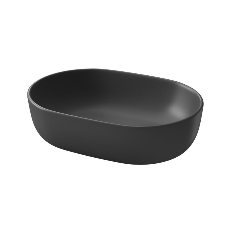 Umywalka nablatowa Cersanit Moduo 50 cm antracyt