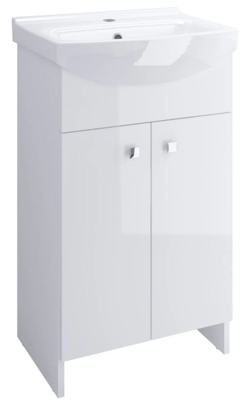 Szafka z umywalką Mito Electra 50 cm biała