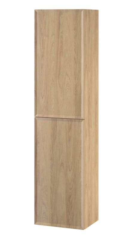 Słupek łazienkowy Cersanit Mille wisząca 39,5 x 34 x 160 cm dąb