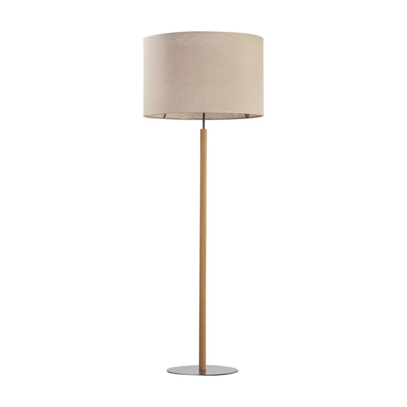 Lampa podłogowa TK Lighting Deva 1 x E27 beżowa