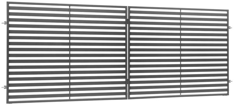 Brama dwuskrzydłowa Polbram Steel Group Brava 400 x 150 cm