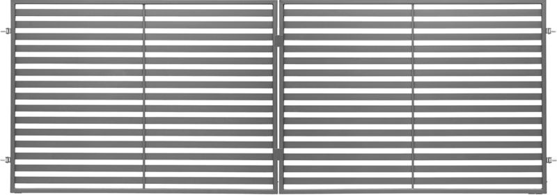Brama dwuskrzydłowa Polbram Steel Group Brava 350 x 150 cm