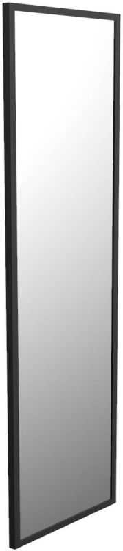 Lustro prostokątne Loft 163 x 43 cm w ramie czarne