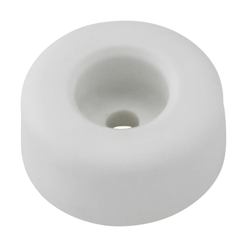 Odbojnik drzwiowy Ambition gumowy 10 x 20 mm biały 8 sztuk