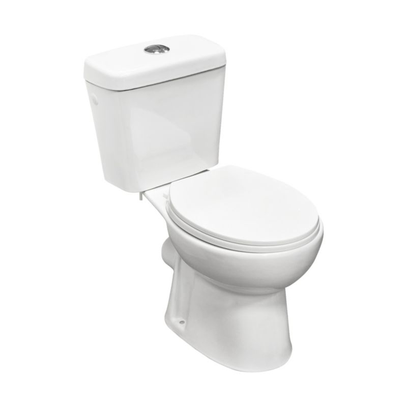 Kompakt WC Orion bezkołnierzowy z deską wolnoopadajacą z duroplastu