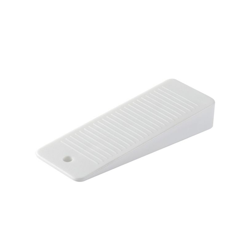 Klin drzwiowy gumowy 95 x 32 mm biały