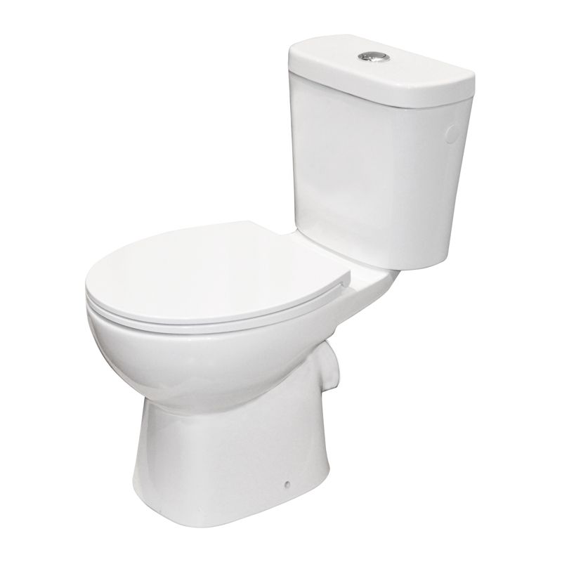 Kompakt WC Orinoco Twist wirowy bezkołnierzowy z deską wolnoopadającą z duroplastu
