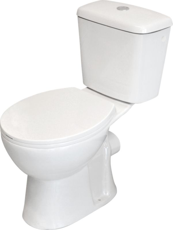 Kompakt WC Selvio bezkołnierzowy z deską wolnoopadającą