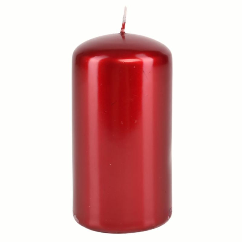 Świeca Direct Home and Garden Aurora słupek 60 X 115 mm rubinowa