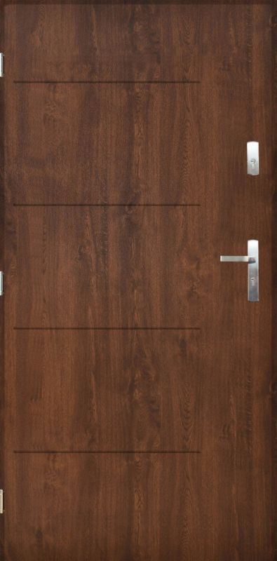 Drzwi zewnętrzne Jura 80 lewe orzech